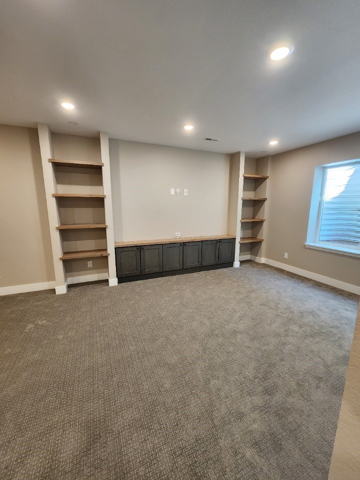 Finished basement living room